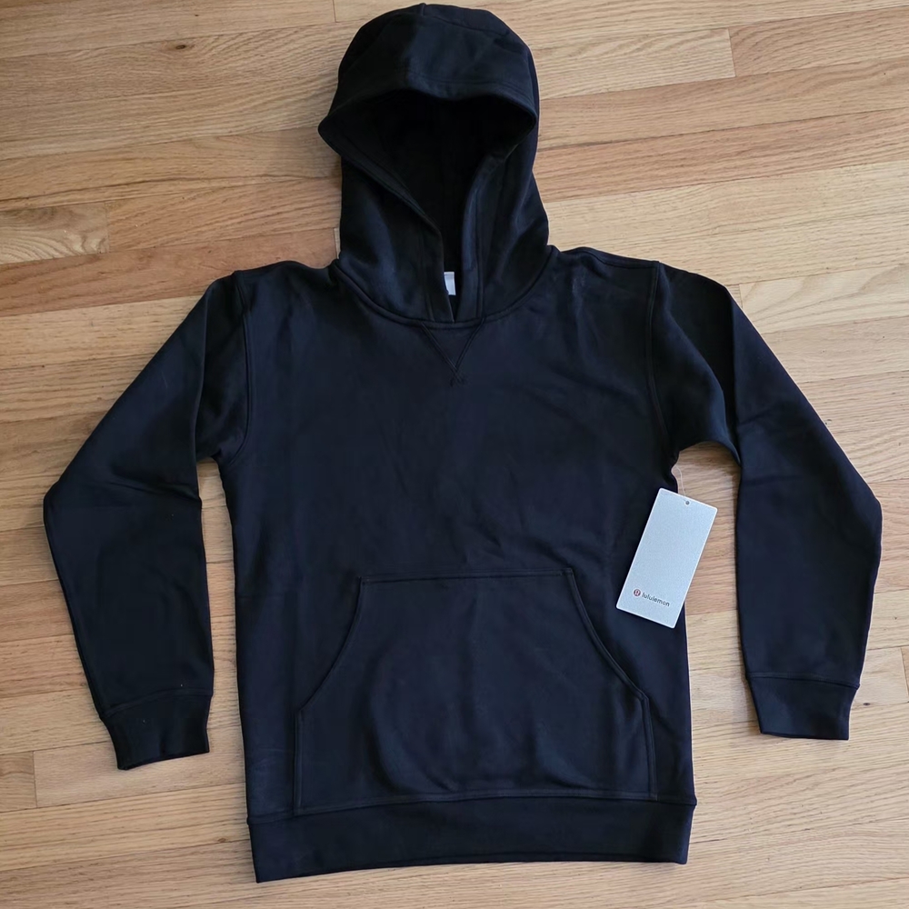 NEW Lululemon Women's 6 Black All Yours Hoodie - Terry Pullover
